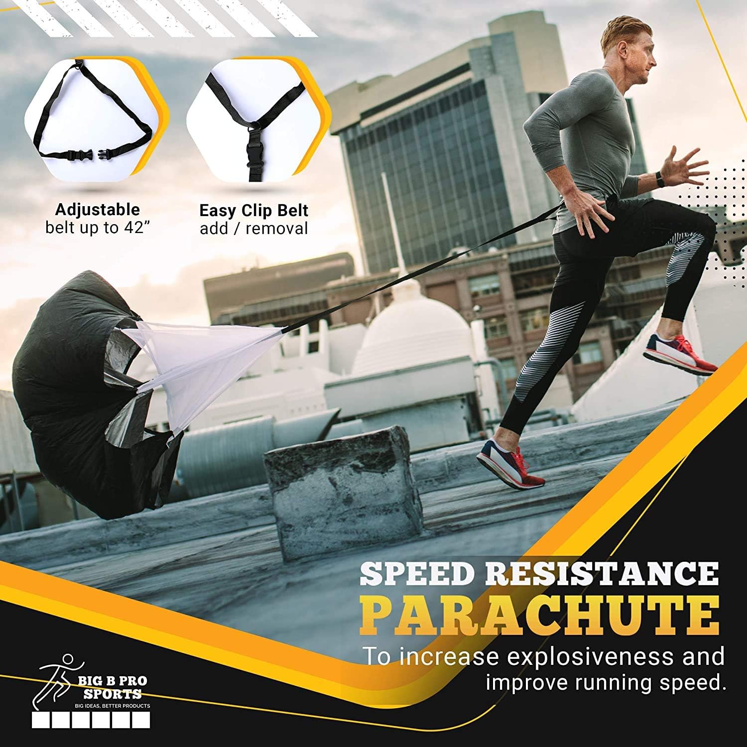 Speed & Agility Training Set (Orange)- Agility Ladder, Football Cones, Running Parachute, Jump Rope, Hurdles & Resistance Bands : Sports & Outdoors
