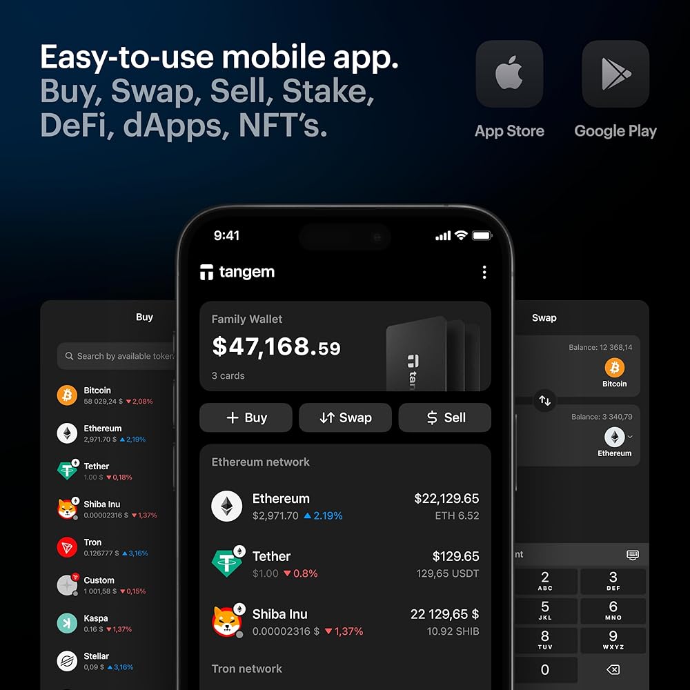 TANGEM Wallet Pack of 3 - Secure Crypto Wallet - Ireland | Ubuy