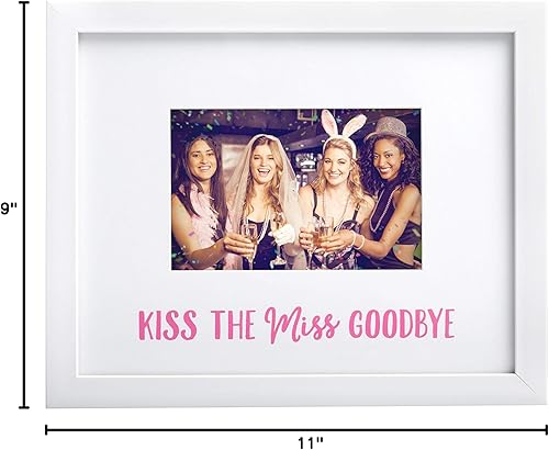 Miniatura 8 de Kate & Milo Marco de despedida de soltera, marco de fotos de recuerdo de despedida de soltera, alternativa para libro de invitados de despedida de
