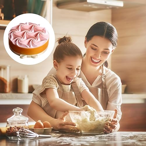 Miniatura 8 de 1 molde de silicona para pastel de flores, molde antiadherente para hornear, para mousse, chocolate, gelatina y pudín, utensilios para hornear