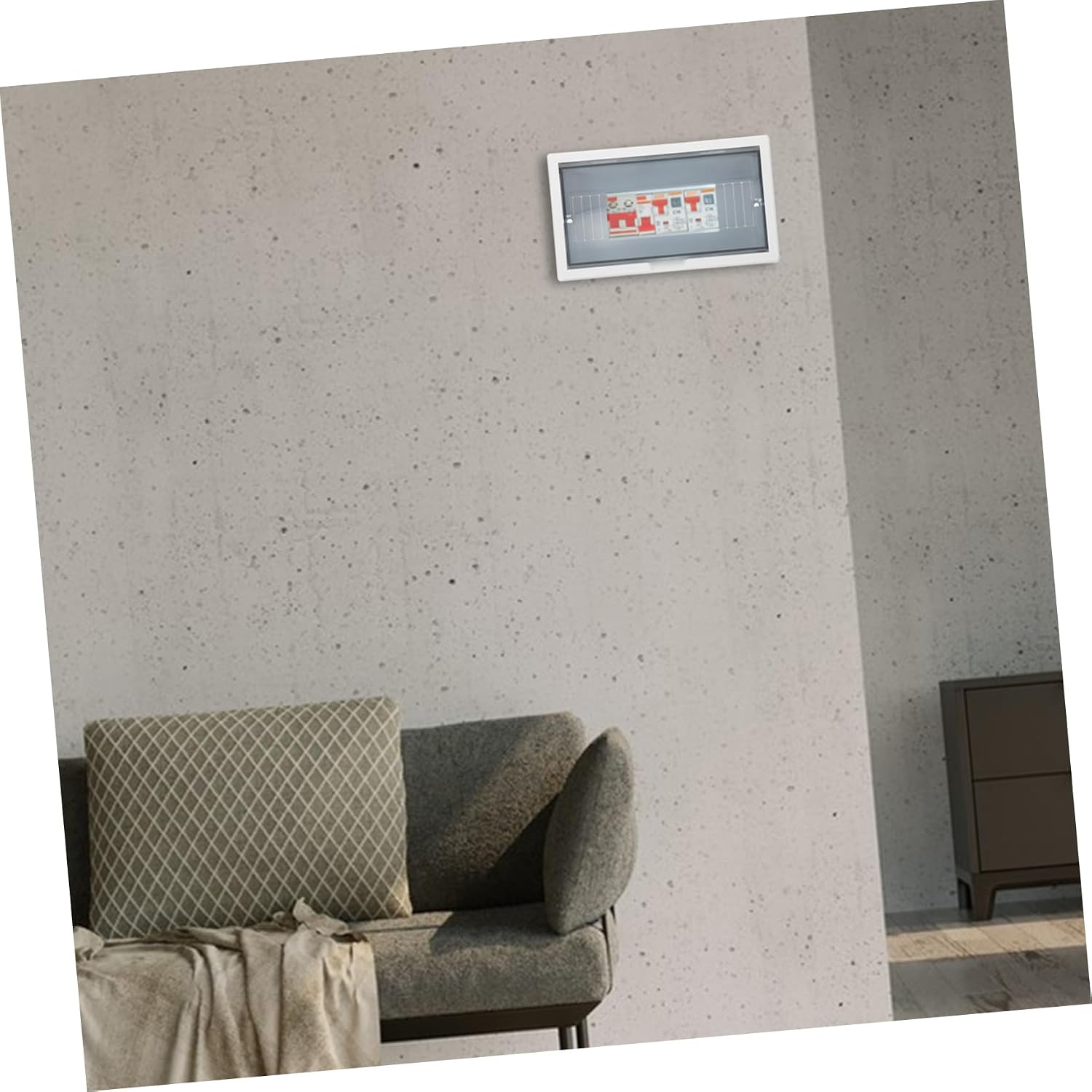 SOLUSTRE Circuit Breaker Box Panel Electric Box Cover Distribution Panel Outdoor Weatherproof