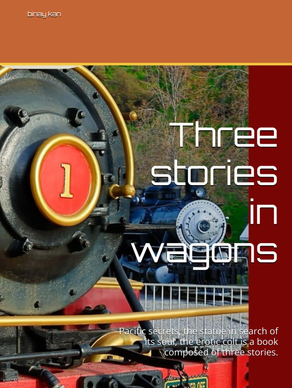 Three stories in wagons: Pacific secrets, the statue in search of its soul, the erotic colt is a book composed of three stories.