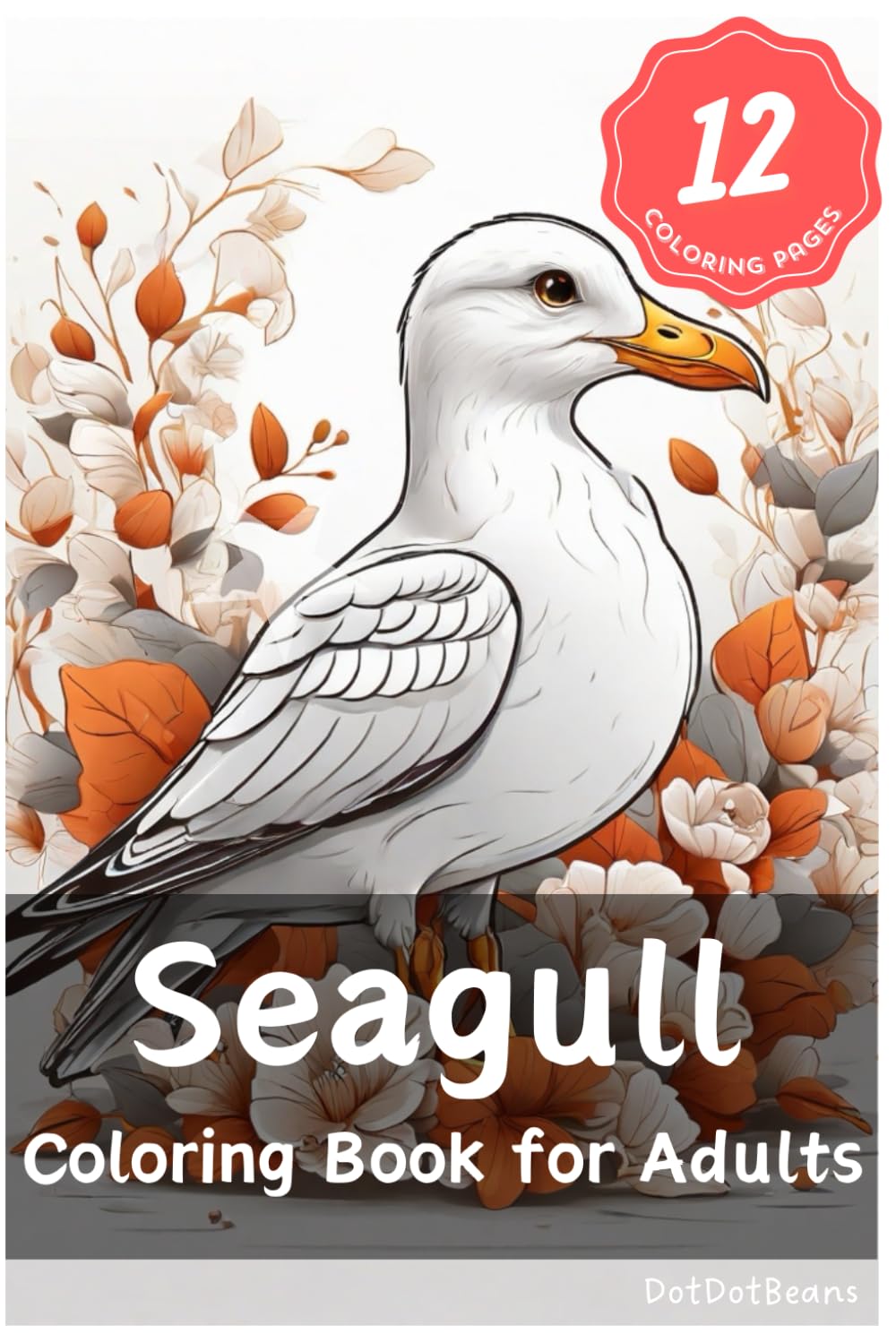 Seagull Coloring Book for Adults
