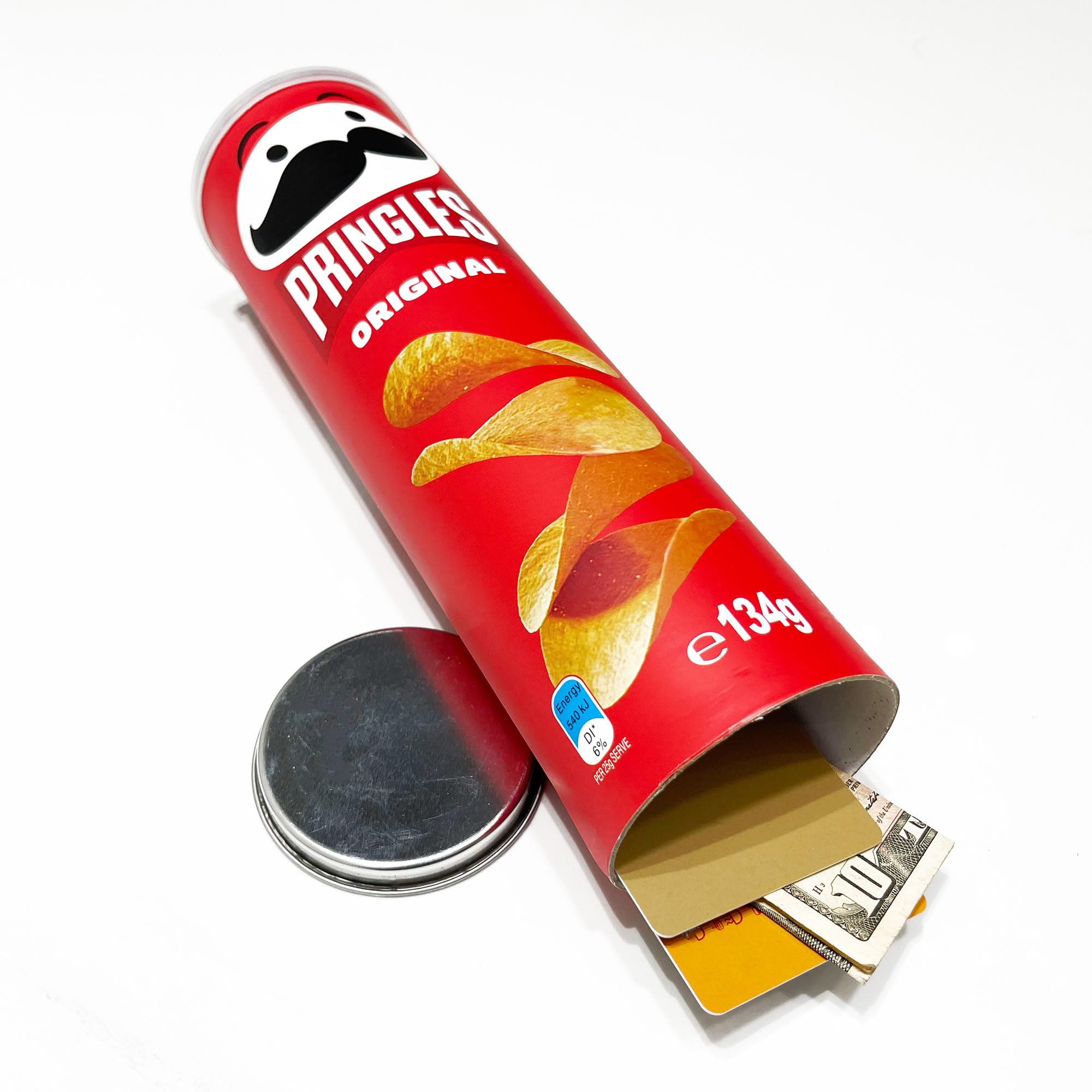 Pringles Diversion Safe Stash Secret Chip Can with Hidden Compartment for Keys, Cash and Valuables Orginal