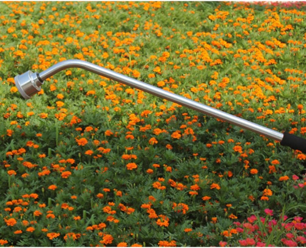 PAREKS Heavy Duty Watering Wand Long Water Sprayer Wand Garden Hose Plant Irrigation Wand for Watering Plants Cleaning Cars /356 (Color : Silver 2)