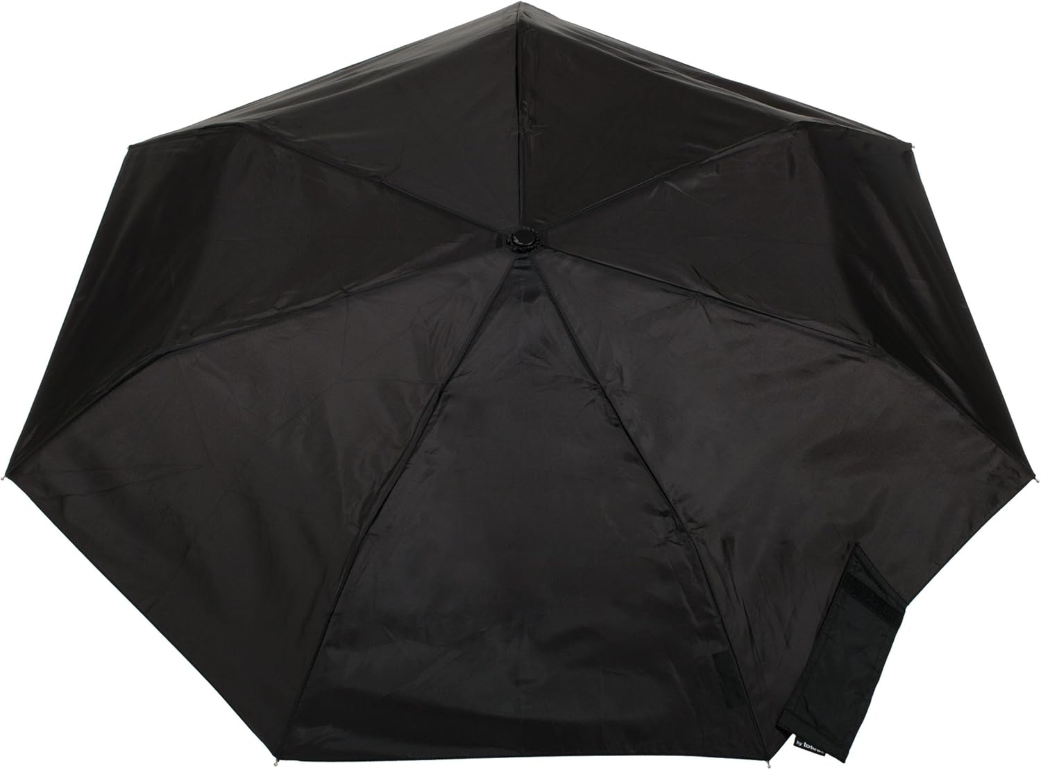 totes Automatic Open Close Water-Resistant Travel Folding Umbrella, Black