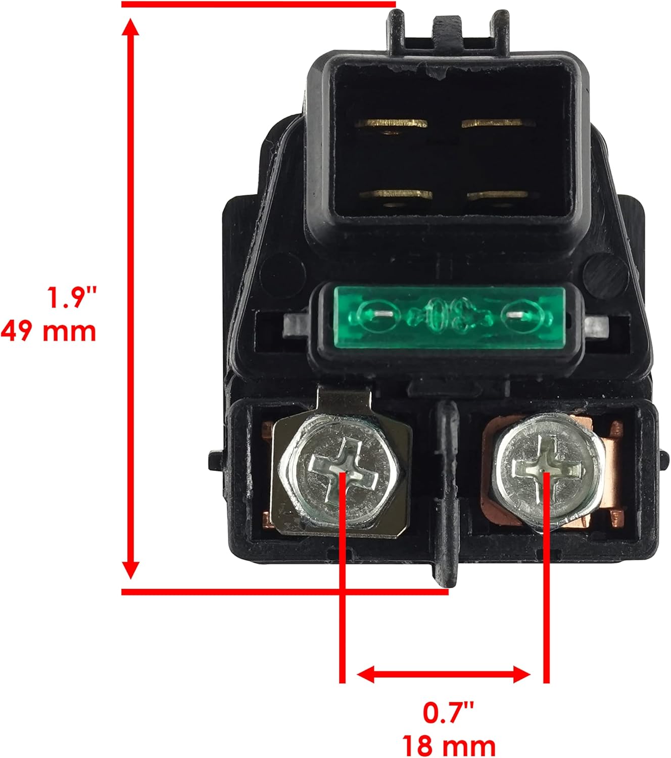 Caltric Starter and Relay Solenoid Compatible With Suzuki GSX-1300R GSX 1300R Hayabusa 1300 2003-2007