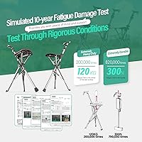 Vista 5 de Ta-Da Chair Series 1 Pro, Portable Trekking Hiking Pole, Folding Walking Stick with Seat, Walking Cane with Chair, Foldable Chair, Lightweight