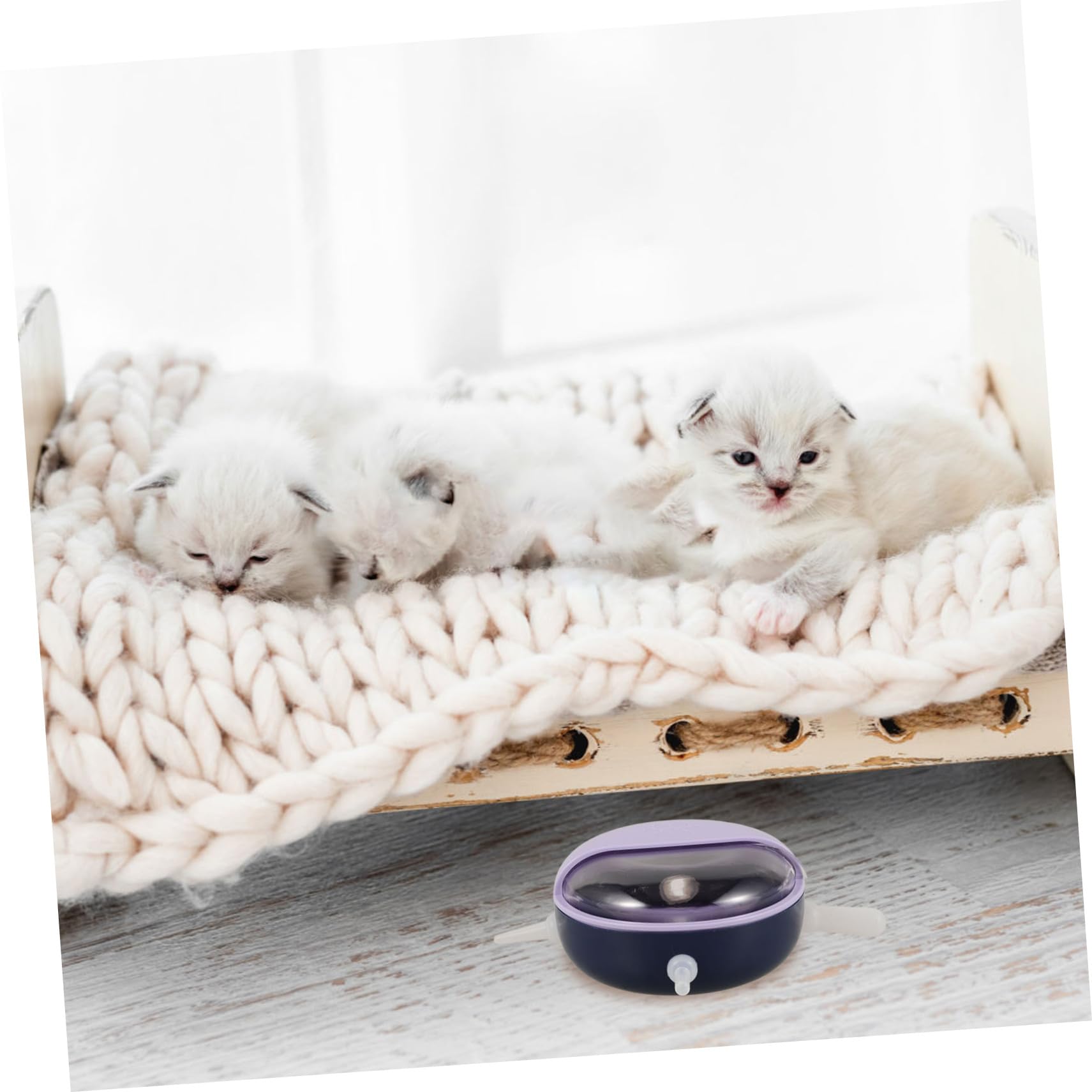 Milisten Ergonomic Puppy Kitten Pacifier Feeder Easy-Clean Nursing Bowl for Newborn Pets