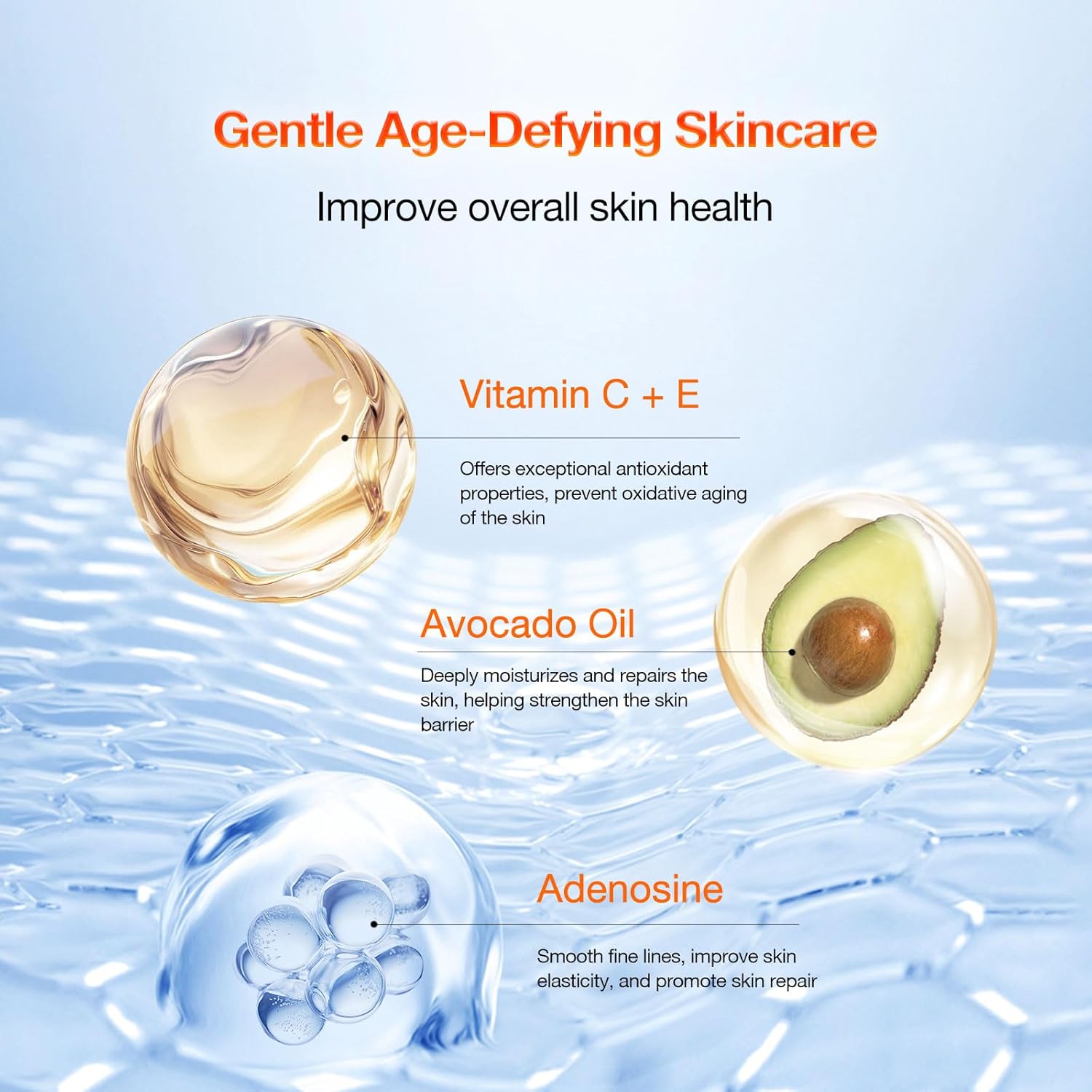 NEUTRIHERBS Upgraded SPF50 Clear Gel Sunscreen with Vitamin C, Lightweight Daily Sun Protector Block UVA/UVB, No White Cast PA+++ Broad-Spectrum - Travel Size 1.7 Oz - Image 5