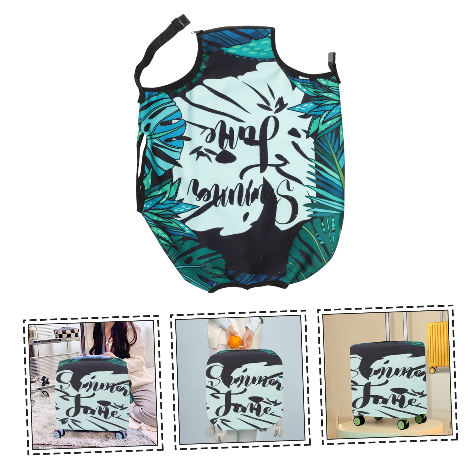 Maleta De Equipaje Fundas De Maleta Protectores Maleta con Ruedas Cubierta Maleta Protector Equipaje Cubiertas De Lluvia Cubierta De Equipaje Elástica Fundas De Equipaje para