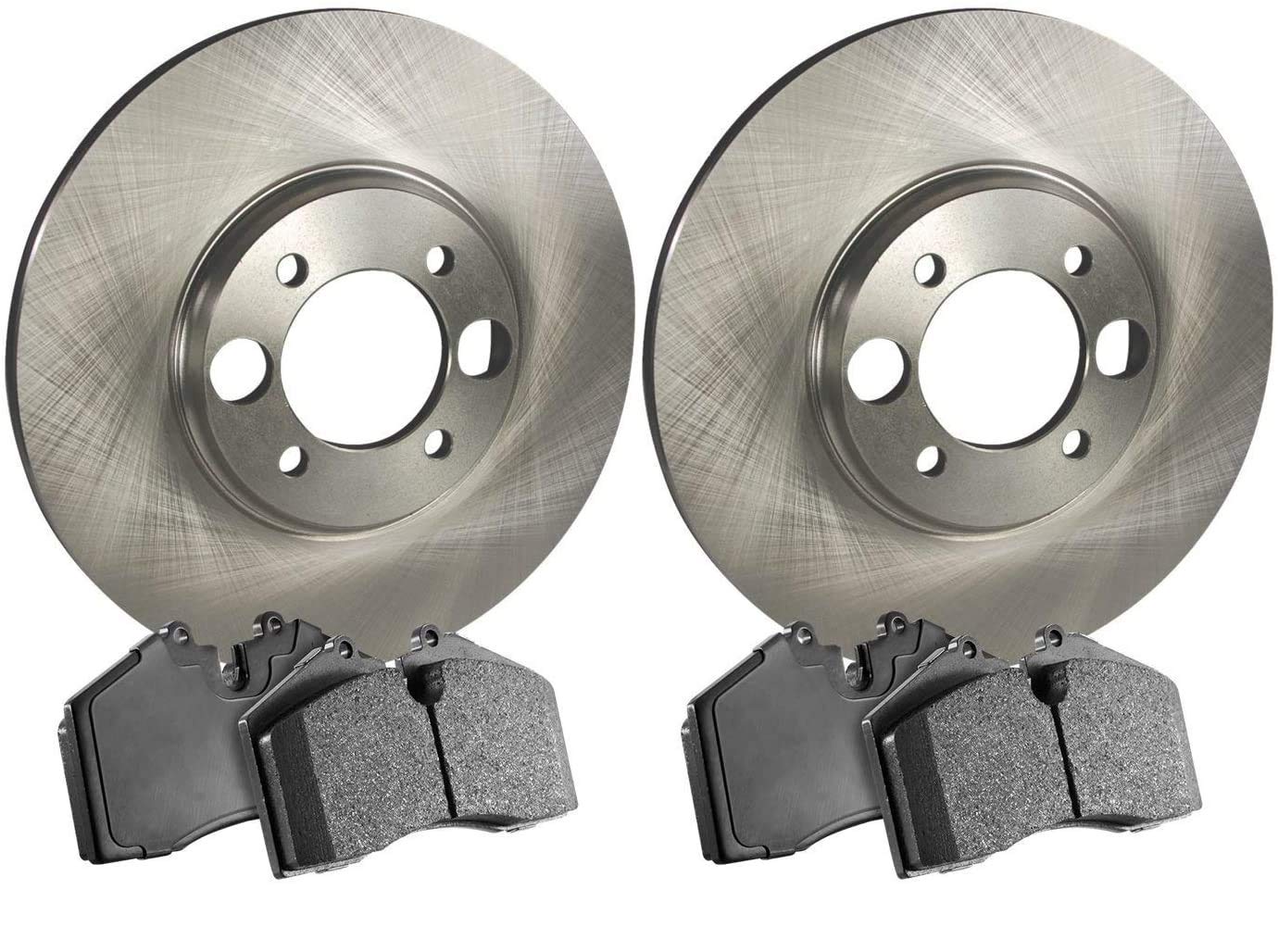 Stirling - 2013 for Ford Escape Front Premium Quality Disc Brake Rotors And Ceramic Brake Pads - (Fo