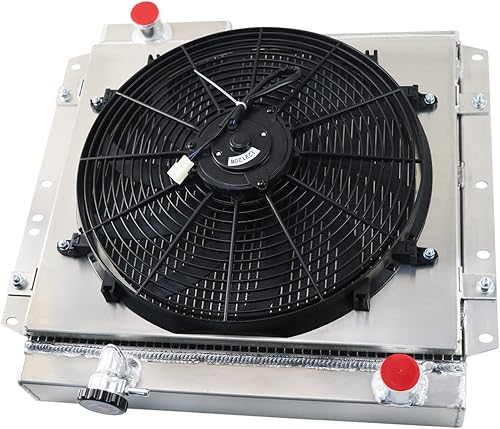 Miniatura 5 de Relé de ventilador de cubierta de radiador de 4 filas para Toyota Land Cruiser FJ40 FJ45 MT 3.9L 4.2L 1960-1984