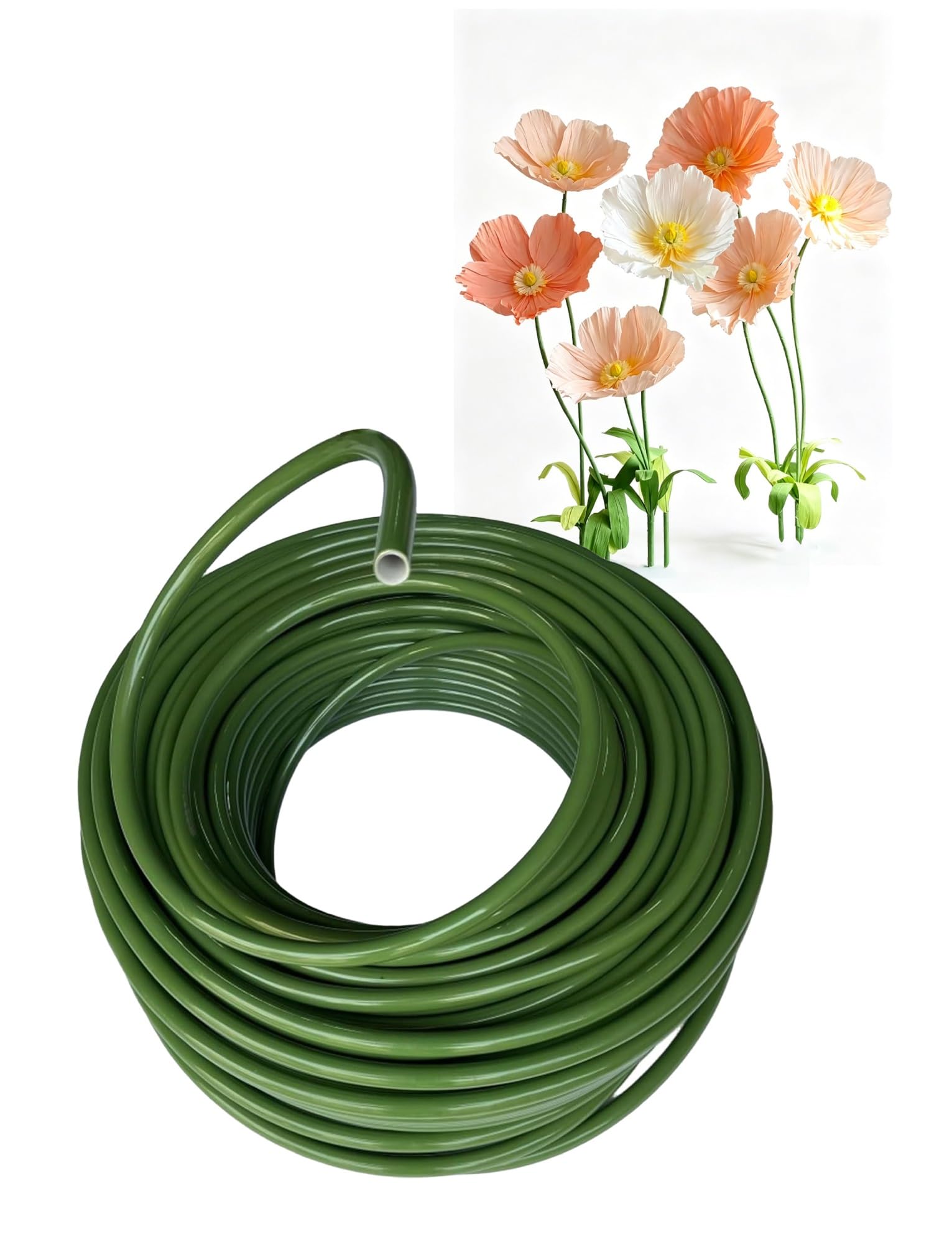 Tubo flessibile in PVC, diametro 16 mm, tubo pieghevole per decorazioni floreali, artigianato fai da te, archi di palloncini, oggetti di scena per cosplay, 40 m