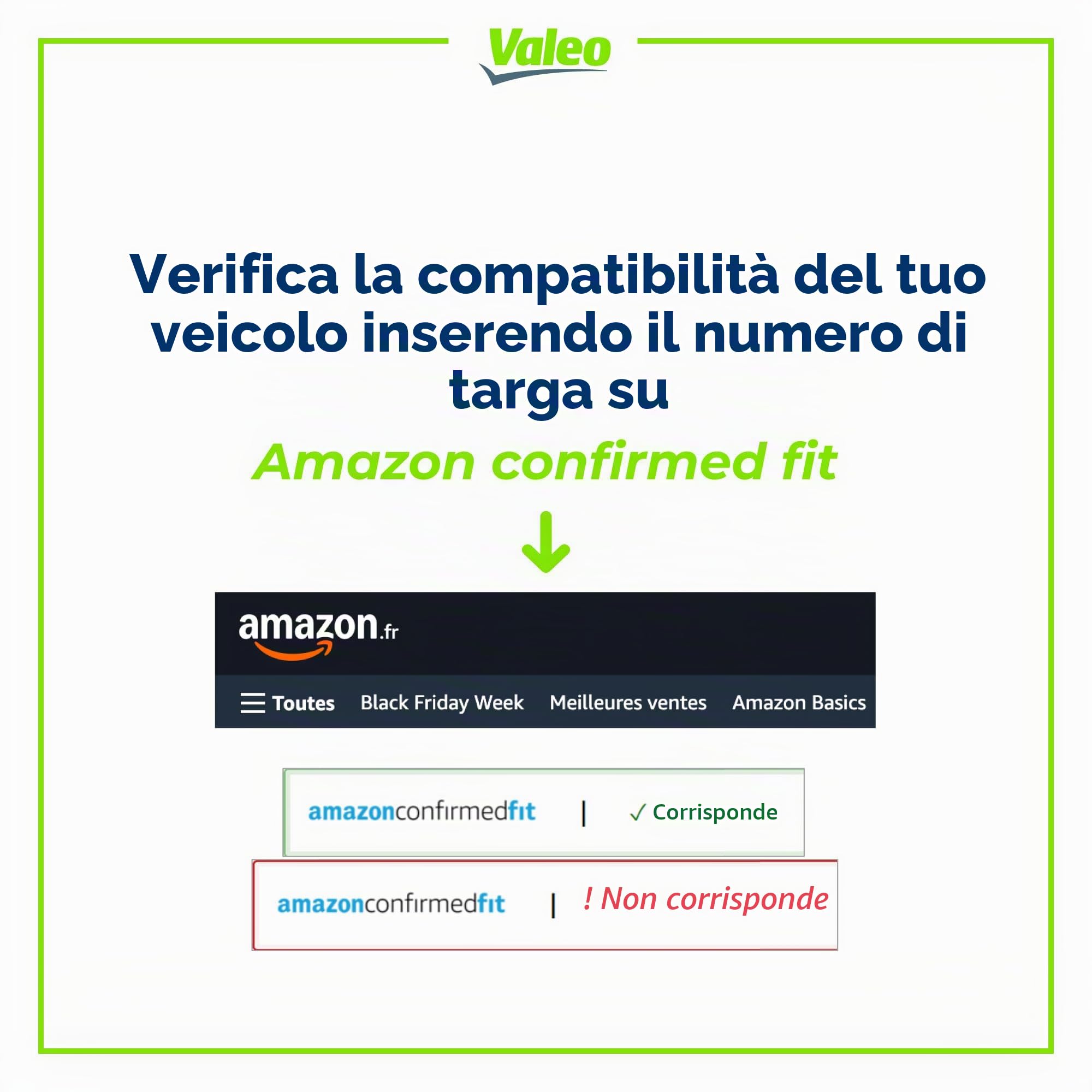 VALEO Silencio Original Aquablade VA312 Kit di Spazzole Tergicristallo Riscaldate con le Migliori Prestazioni di Pulizia e Asciugatura 600mm/500mm Anteriore Confezione da 2 572312