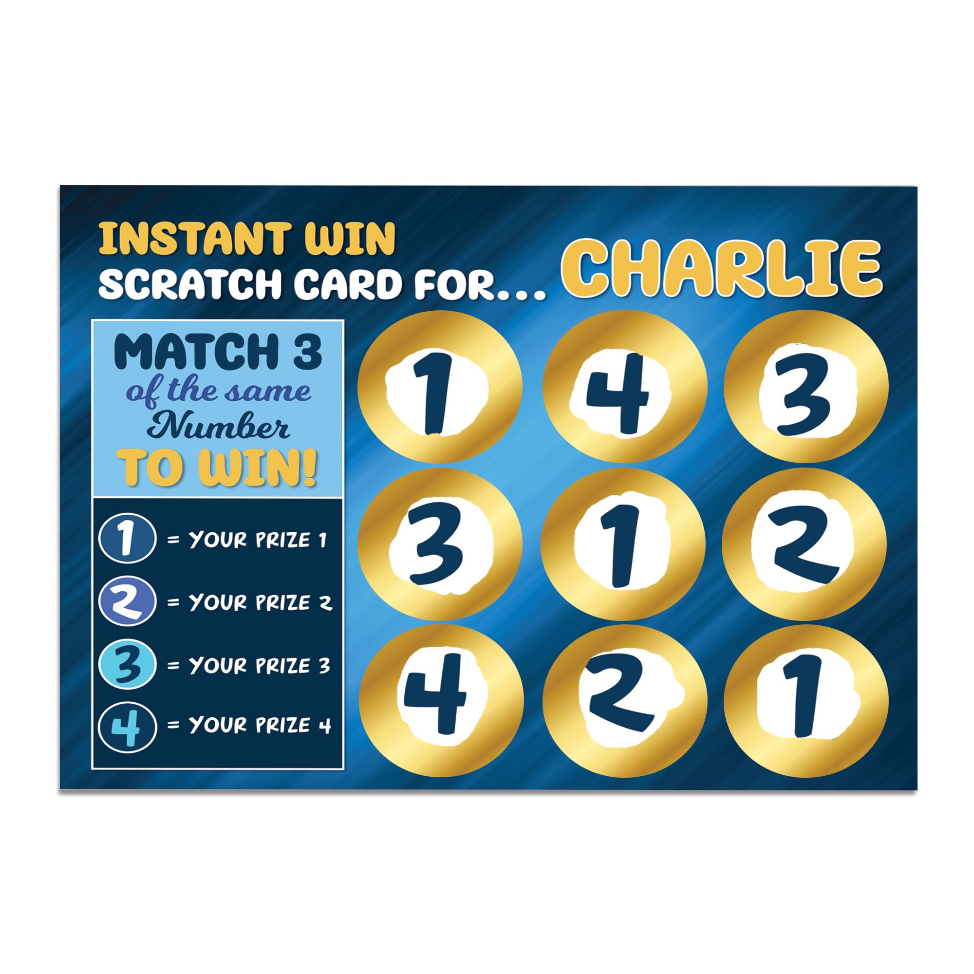 RED OCEAN Personalised Gift For Him Scratch Card Reveal, Birthday Christmas Card For Men, Scratch Card Gift For Son Brother Dad Grandad Friends, Novelty Gifts For Him, Personalised Gifts