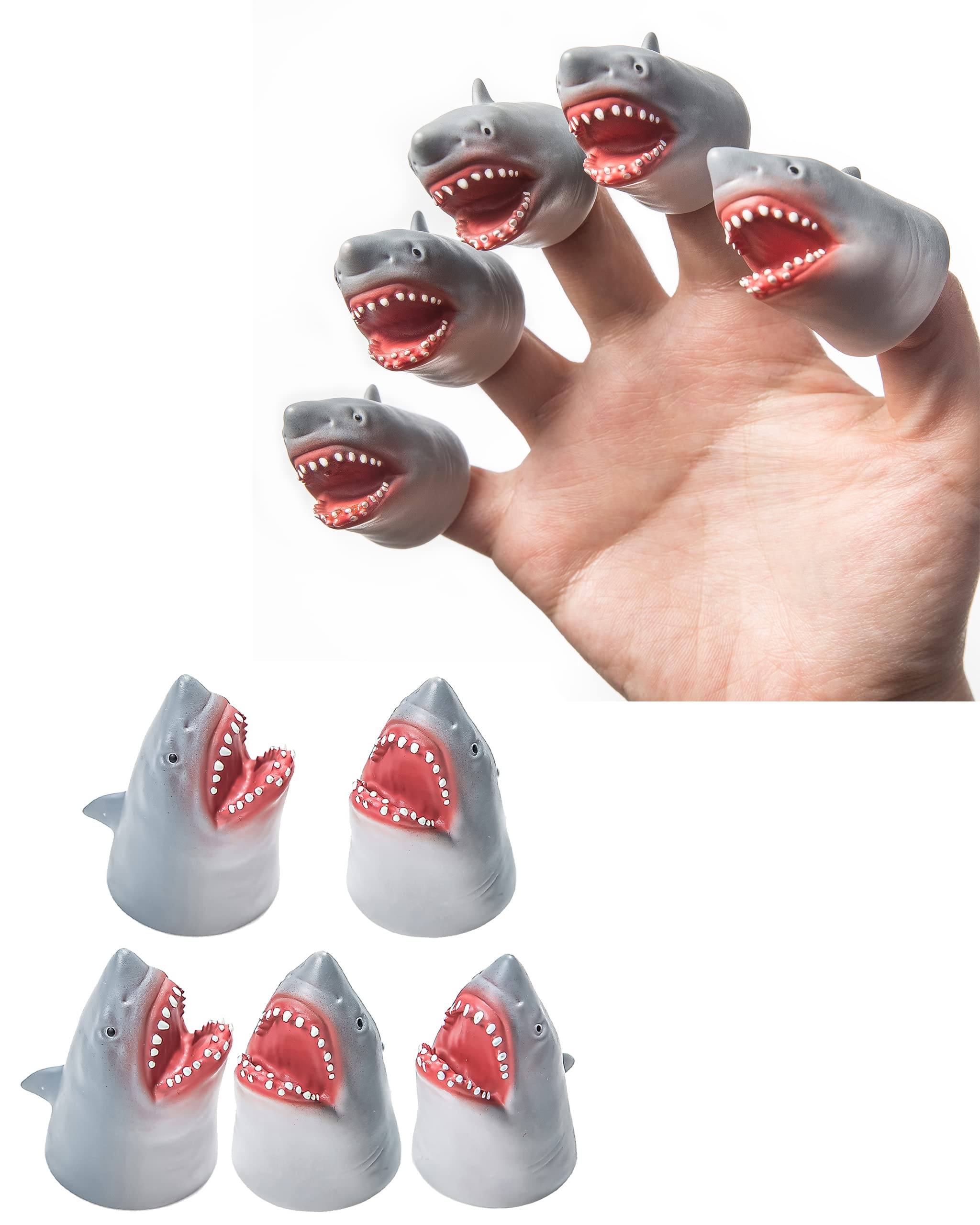 S114 Dinosaur Soft Finger Puppet Funny TPR Finger Puppets For Toddlers Education