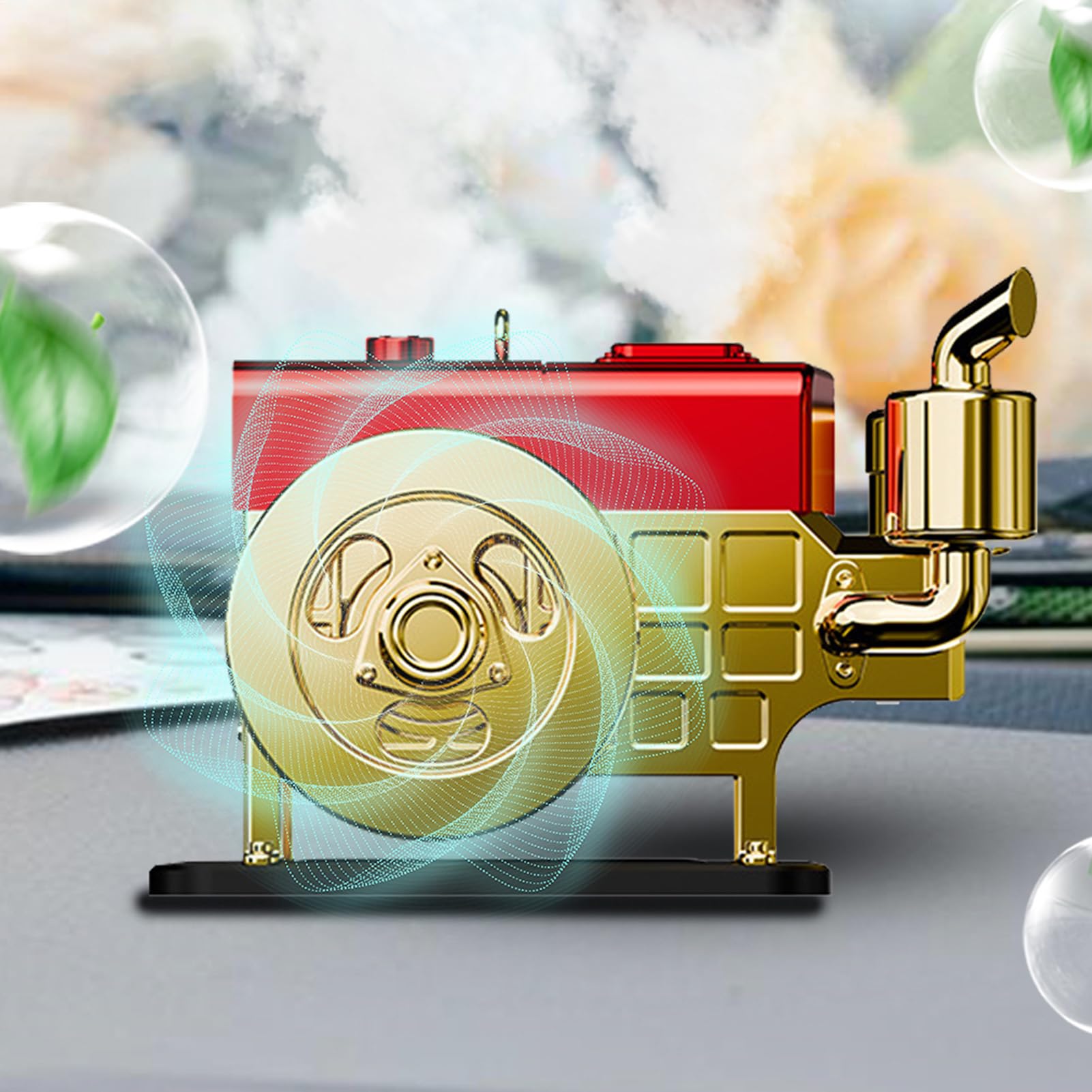 Aromaterapia per auto a energia solare, deodorante per auto a energia
