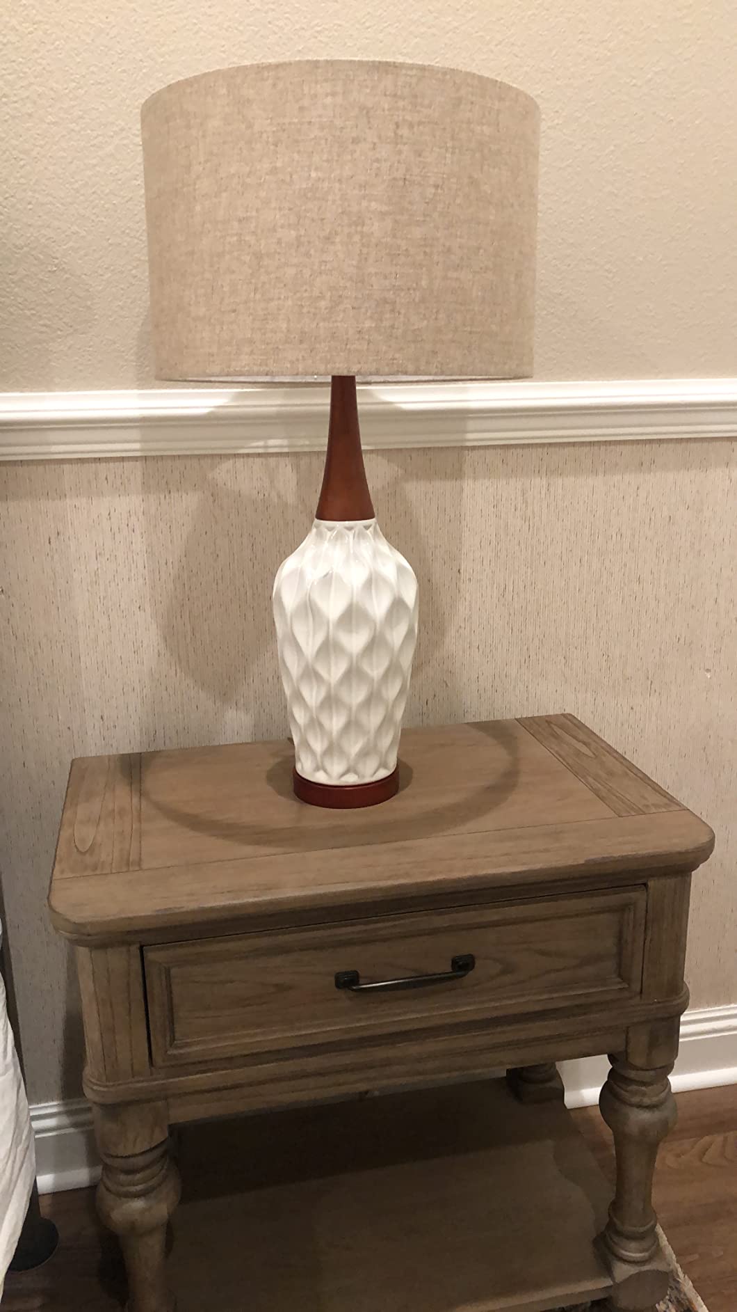 $25/mo - Finance Rocco Mid Century Modern Table Lamp 30" Tall Ceramic ...