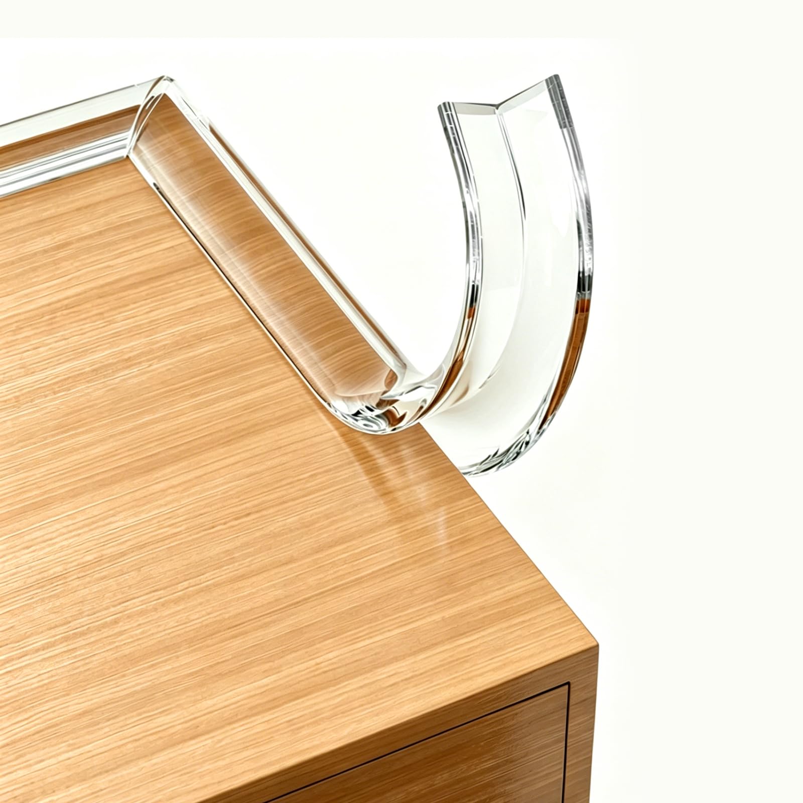 4-Meters Clear Baby Corner Sharp Protectors Strip, Self-Adhesive Soft Edge Guards Bumpers, Transparent Baby Proofing Safety Corner for Furniture Table Protection