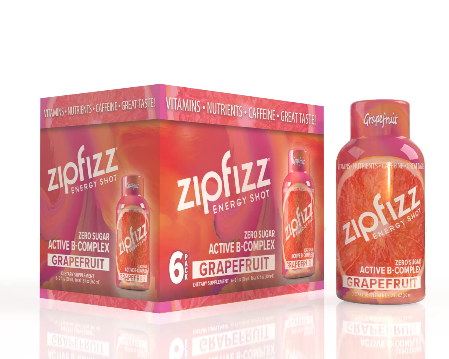 Amazon.com : Zipfizz 2oz Energy Shot - Grapefruit Flavor
