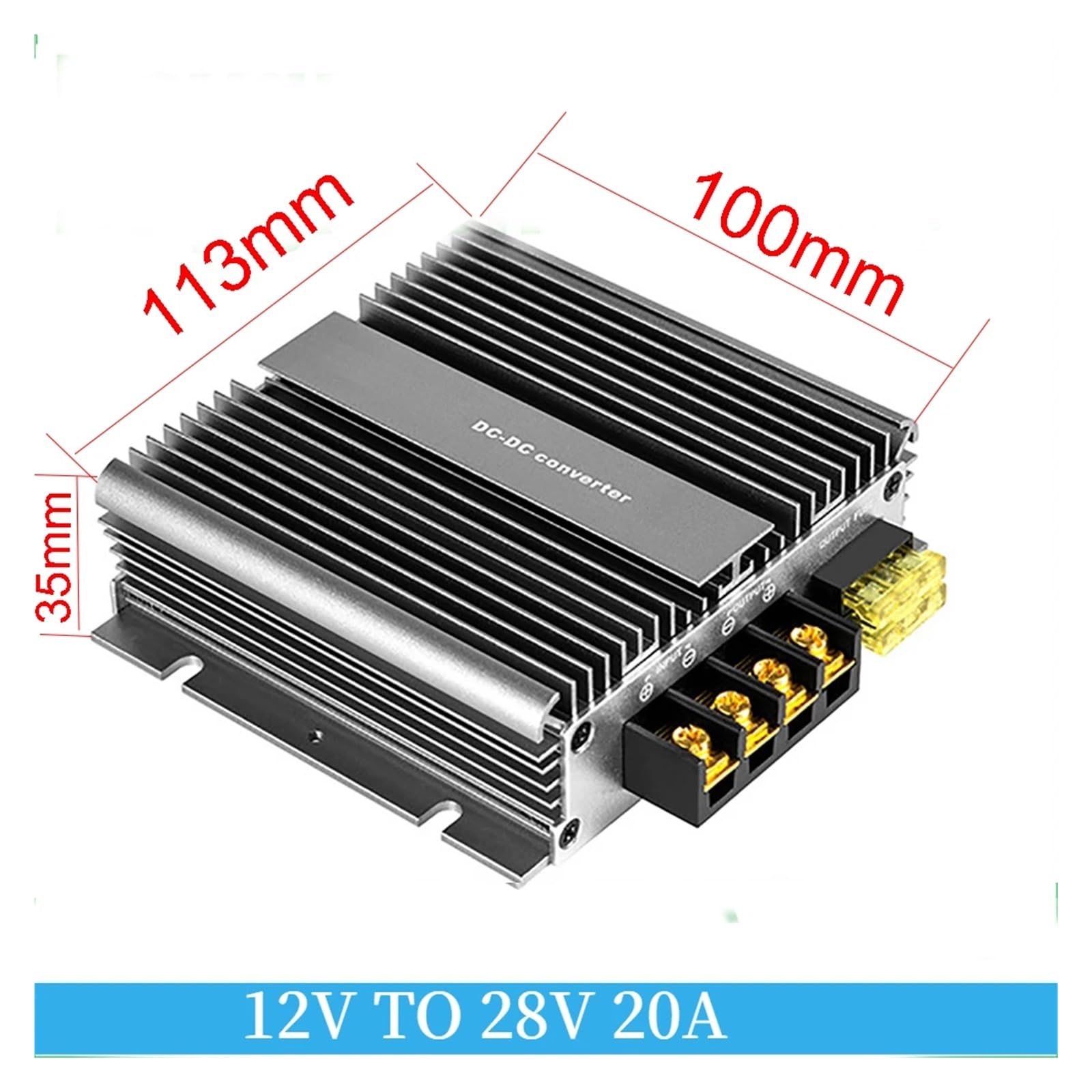 Convertisseur élévateur CC 12 V à 28 V 15 A