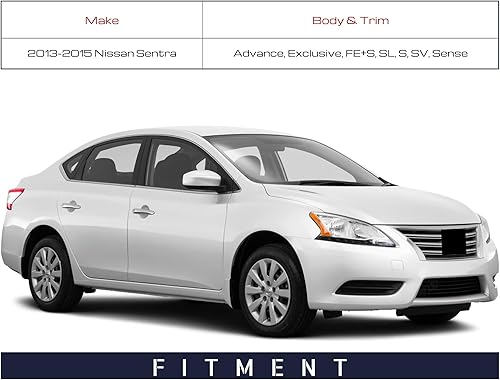 Miniatura 8 de Spieg NI1321238 Reemplazo del espejo lateral del pasajero para Nissan Sentra 2013-2015 Power Paintable Blanco 3PIN (RH)