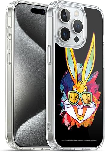 Miniatura 161 de Head Case Designs Funda de gel suave con licencia oficial de Looney Tunes Retro Bugs Bunny compatible con Apple iPhone 11 Pro Max Retro,Blanco y