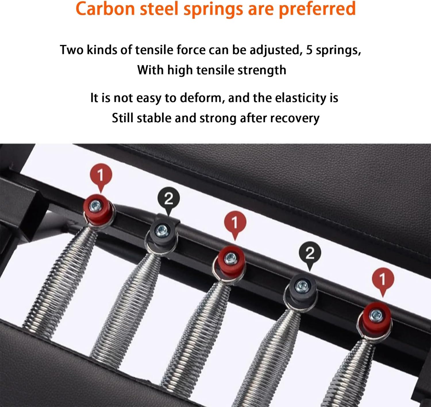 BVCL Folding Pilates Reformer for Home with Metal Spring, Folding Pilates Device, Multifunctional Pilates Bed, Adjustable Intensity