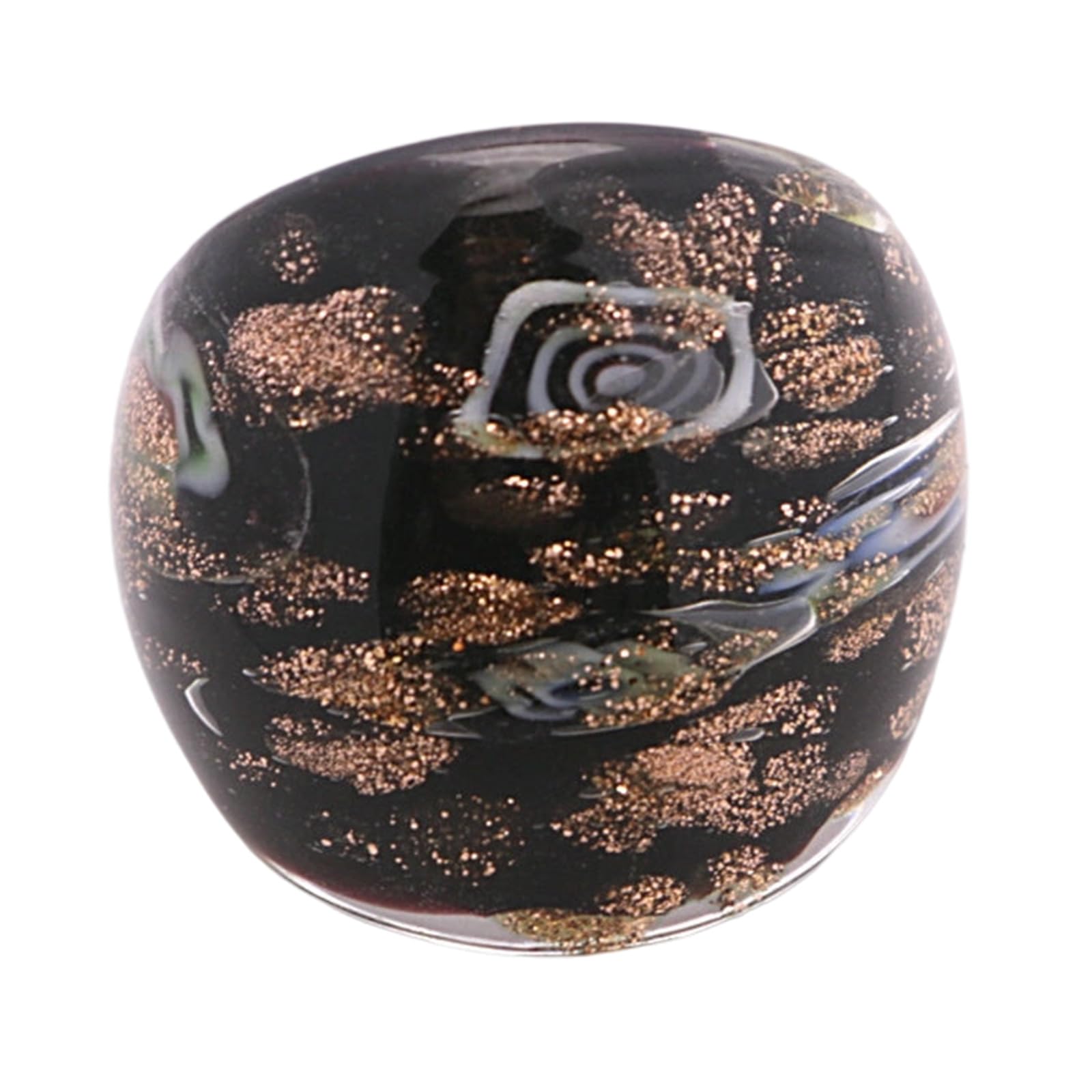 Maxtonser Elegant Ethnic Styles Glass Rings Elegant Handmade Colorful for Everyday Wear and Special Occasions