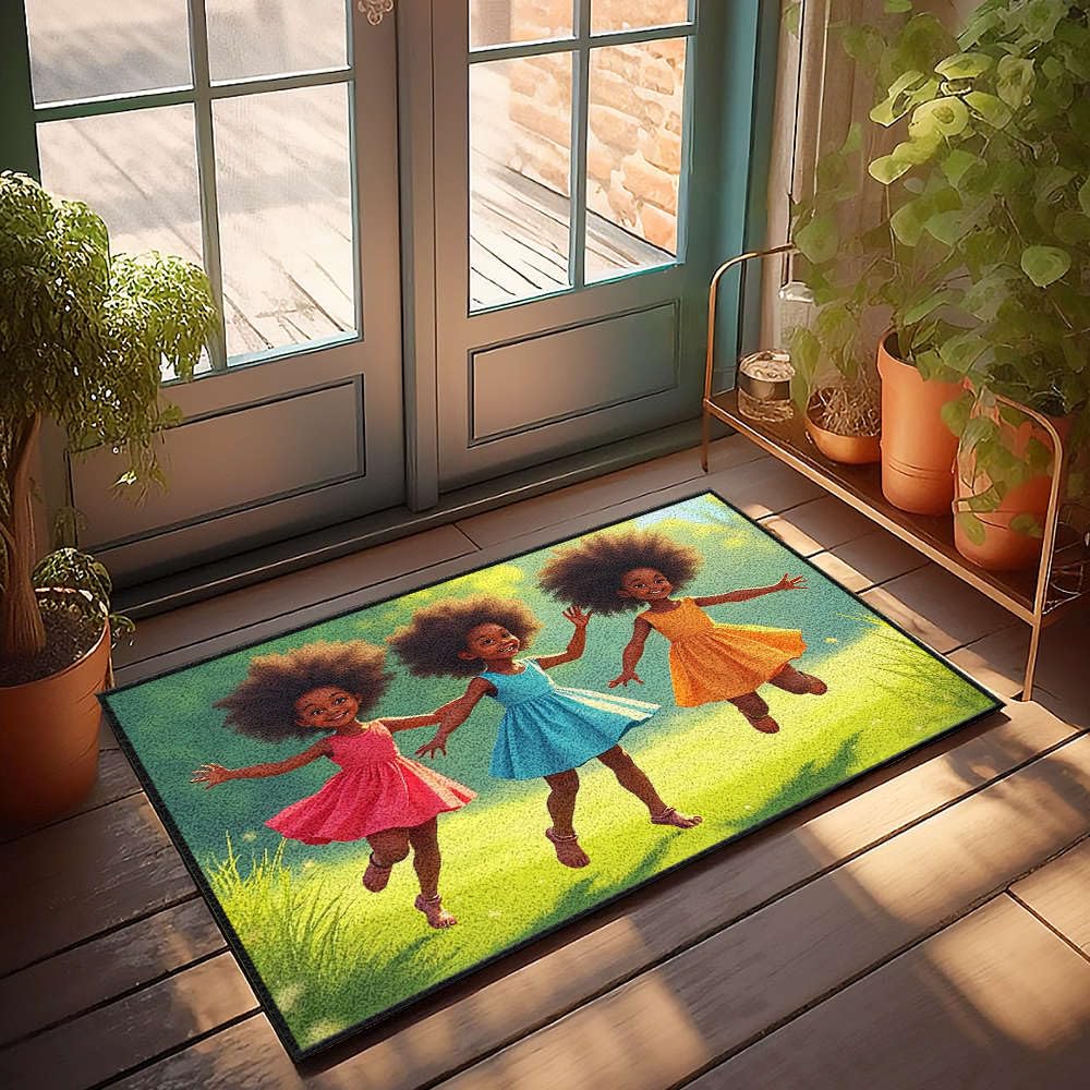 Tapis de porte d'automne et paillasson décoratif de chambre 65 x 90 cm