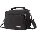 SIDRUM Polyester WF-16 Camera Bag - DSLR Case with Adjustable Shoulder Strap & Rain Cover - for Nikon, Canon, Sony and All DSLR Cameras - Water Resistant - Anti Shock (Grey-Interior) gallery image