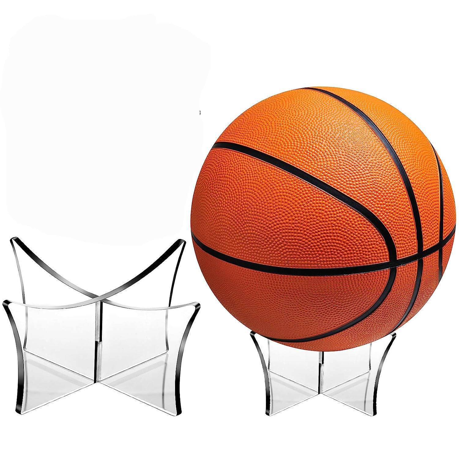 BRODLOG Football,Volleyball ,Basketball,Soccer Display Stand, Acrylic Ball holder stand (Pack of 2) (B0CH9QT9S9) Amazon Price History, Amazon Price Tracker