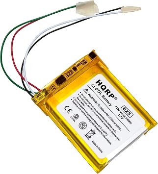 HQRP Battery Compatible with Microsoft Zune 4GB 8GB 16GB, Zune Flash 4GB, Flash 8GB, Zune HSA-00001 HVA-00001 HSA-00003 HVA-00003 HSA-00005 HVA-00005 Digital Media MP3 Player
