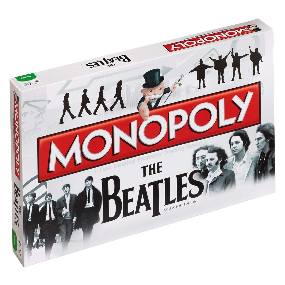 Winning Moves Beatles Monopoly Board Game, Follow in the footsteps of John, Paul, George and Ringo, Advance to All You Need is Love or Yellow Submarine, 2–6 players makes a great gift for ages 8 plus