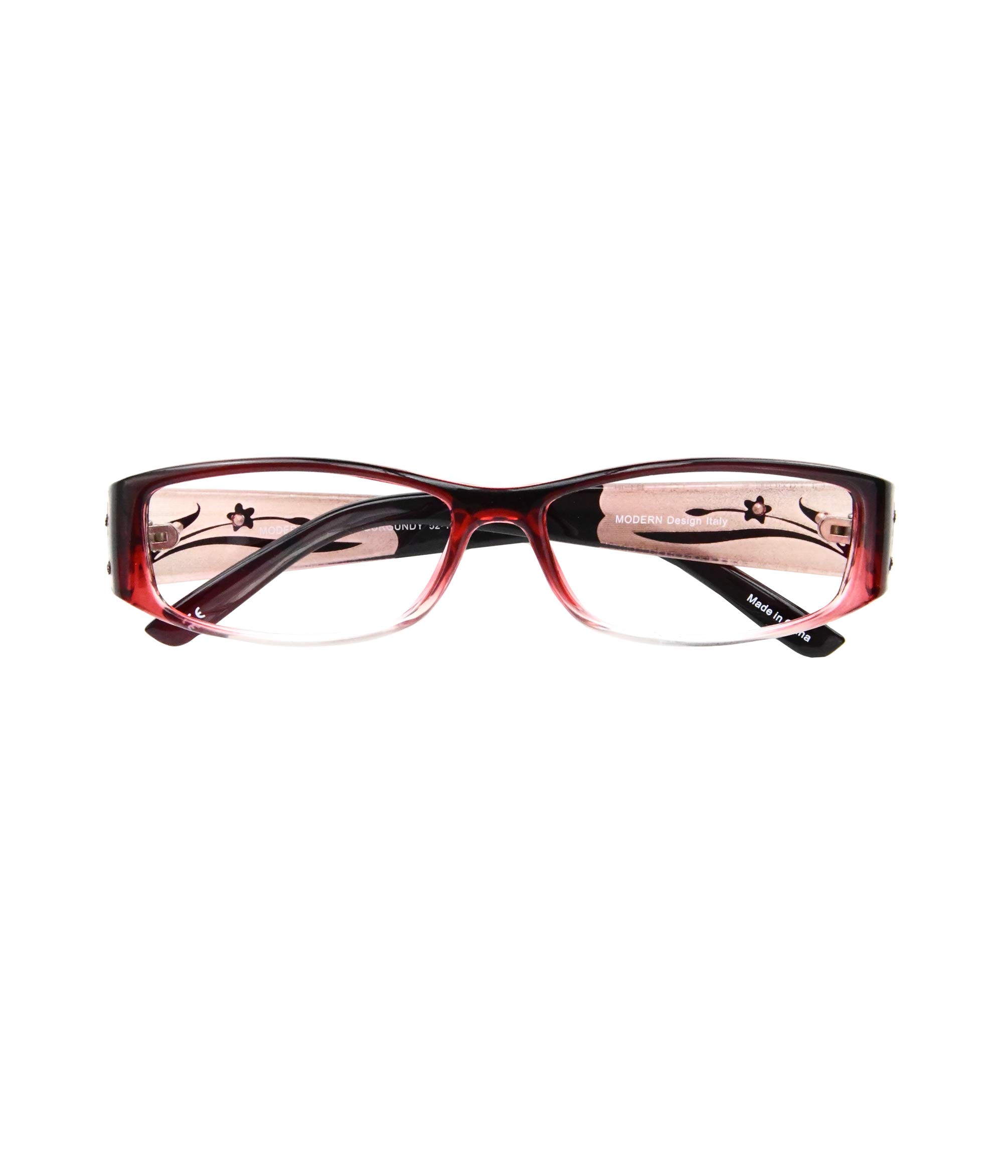 EYEBOGO Kaylee Fashion Reading Glasses for Women Readers for Women Ladies Classy Comfortable Cheaters (Burgundy, 1.25) - Image 3