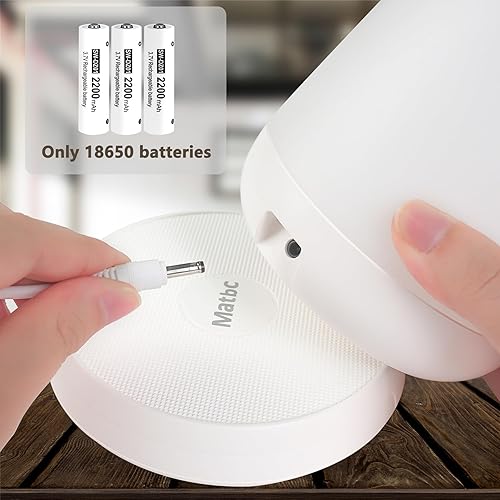 Miniatura 9 de Paquete de 3 baterías recargables universales de iones de litio de 2200 mAh 3.7 V 18650 con botón superior protegido con base de batería recargable