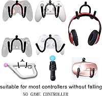 Vista 3 de YYST - Soporte de pared para mini controlador de juegos (4/PK), no incluye controlador, cubierta de tornillo incluida