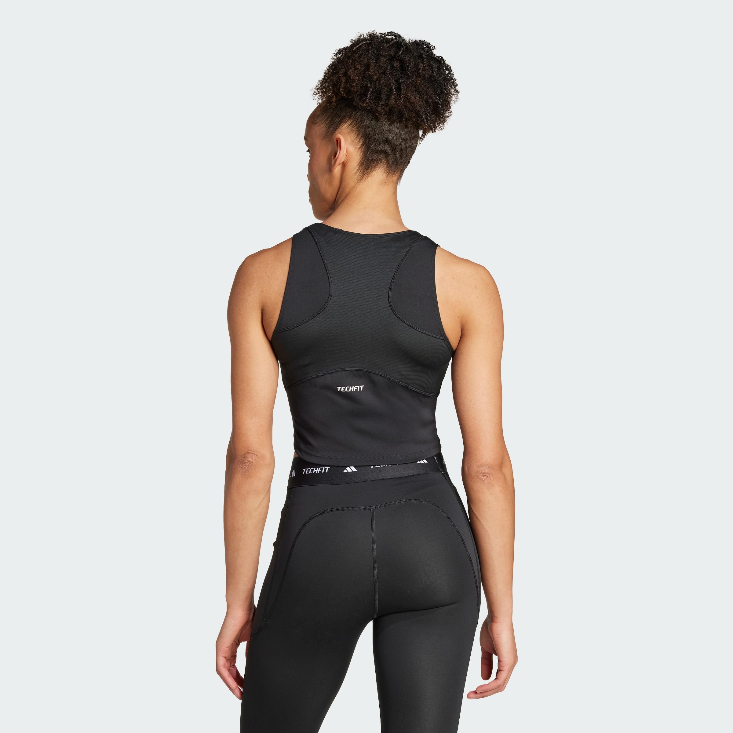 adidas Femme Techfit Cropped Training Tank Top