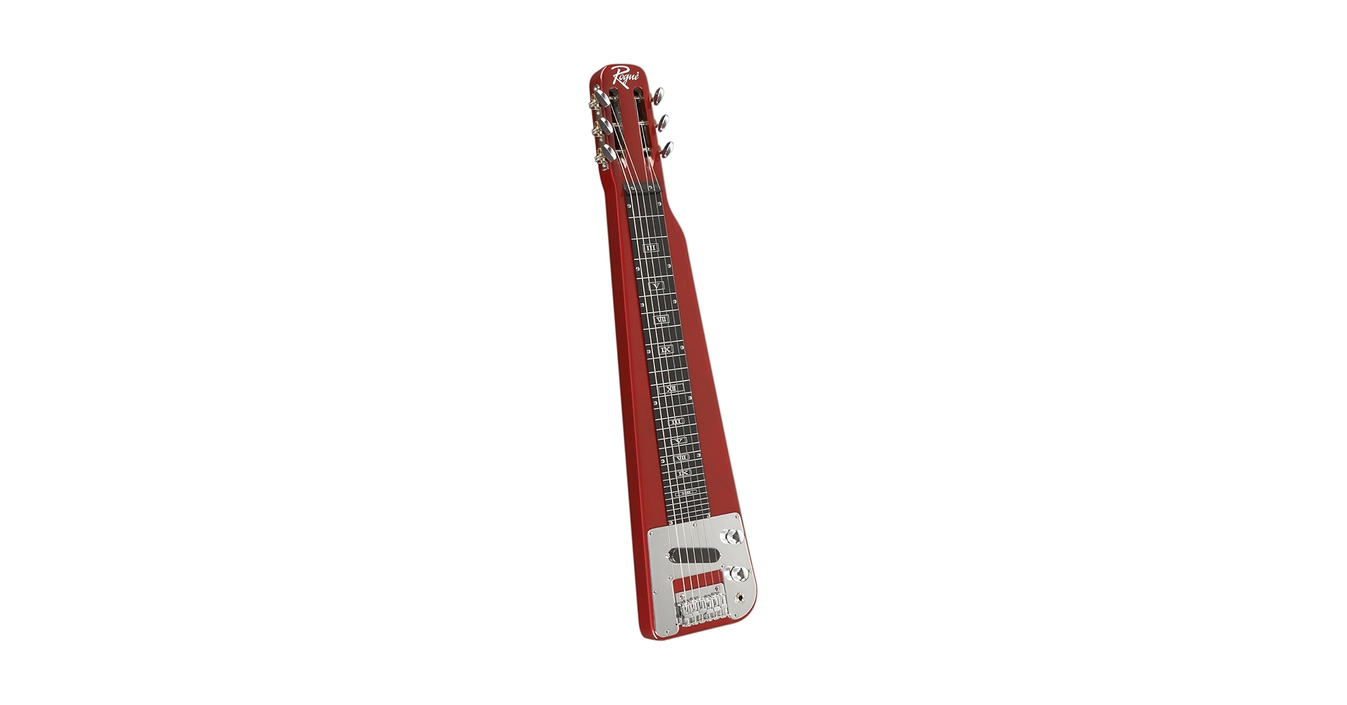 Rogueラップスチールギター Rogue RLS-1 Lap Steel Guitar With Stand and Gig Bag Metallic