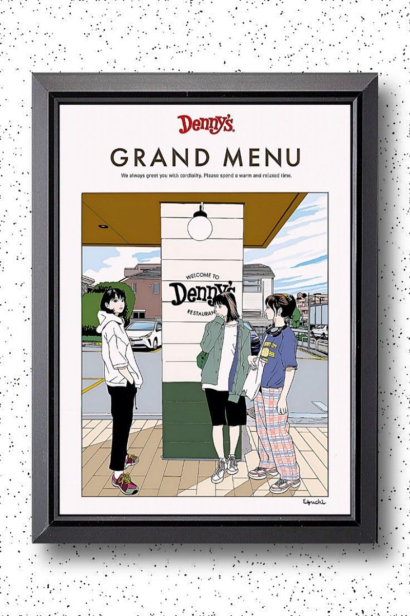 Amazon.co.jp: 江口寿史/デニーズ Denny'sA4サイズ写真ポスター