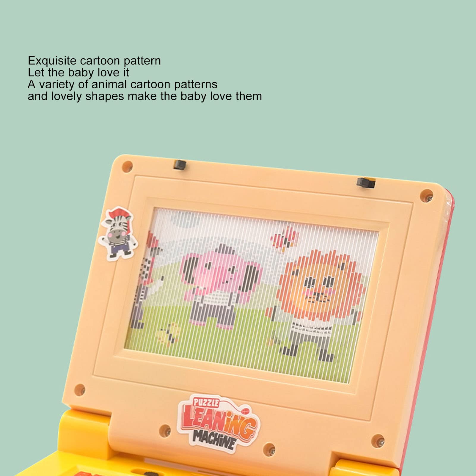 Computadora Portátil De Aprendizaje Para Niños – 20 Actividades Educativas, 60 Palabras, 30 Canciones, Ratón Retráctil, Borde Suave, 19x15,7x3,8 Cm