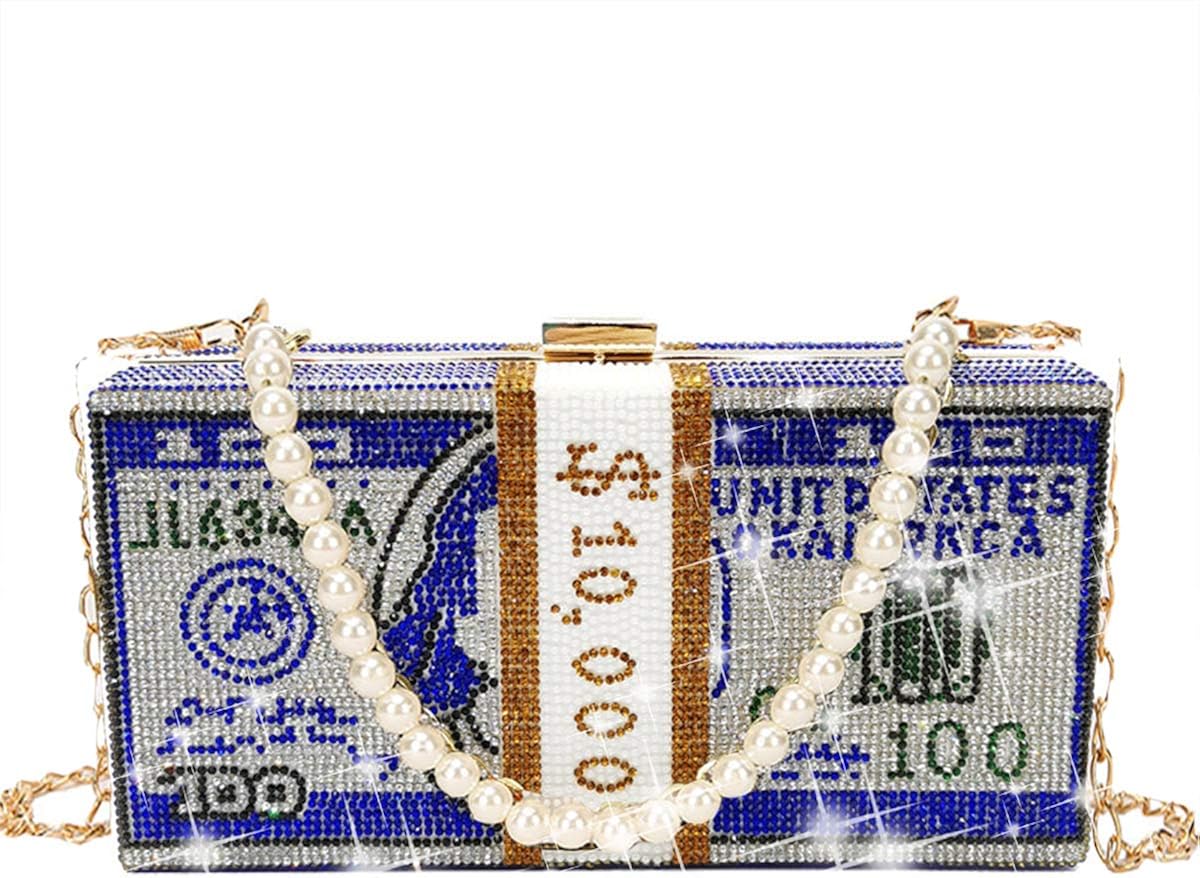 bedazzled money purse