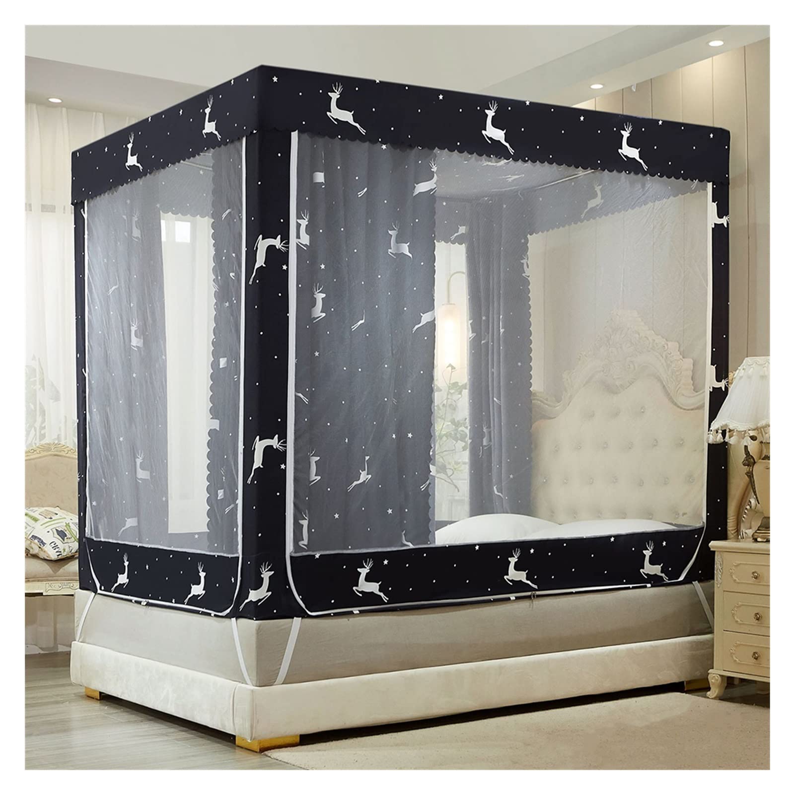 DXTFDHB Mosquito Net Bed Canopy Squar Tent