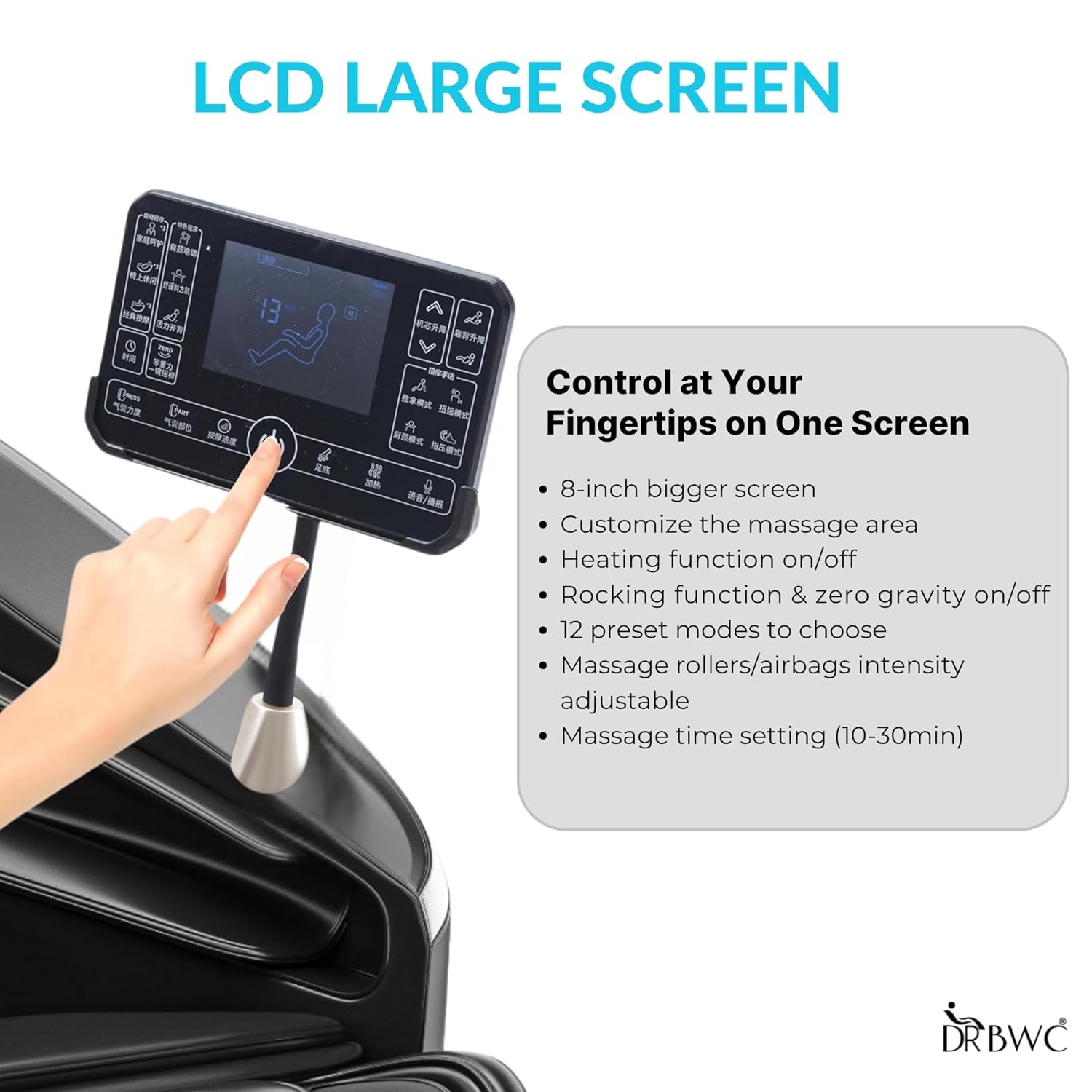 Dr BWC® 4D AI Zero Gravity Full Body Massage Chair for Home and Office | SL Track | Air compression | Bluetooth, Smart Touch Panel and 24 Auto Mode as well as Heated Riclineer - Black Gold Edition Dr BWC® 4D AI Zero Gravity Full Body Massage Chair for Home and Office | SL Track | Air compression | Bluetooth, Smart Touch Panel and 24 Auto Mode as well as Heated Riclineer - Black Gold Edition
