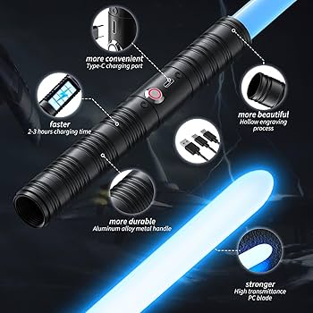 Amazon.com: Juxaxia Lightsaber, LED Light Saber, Metal Hilt