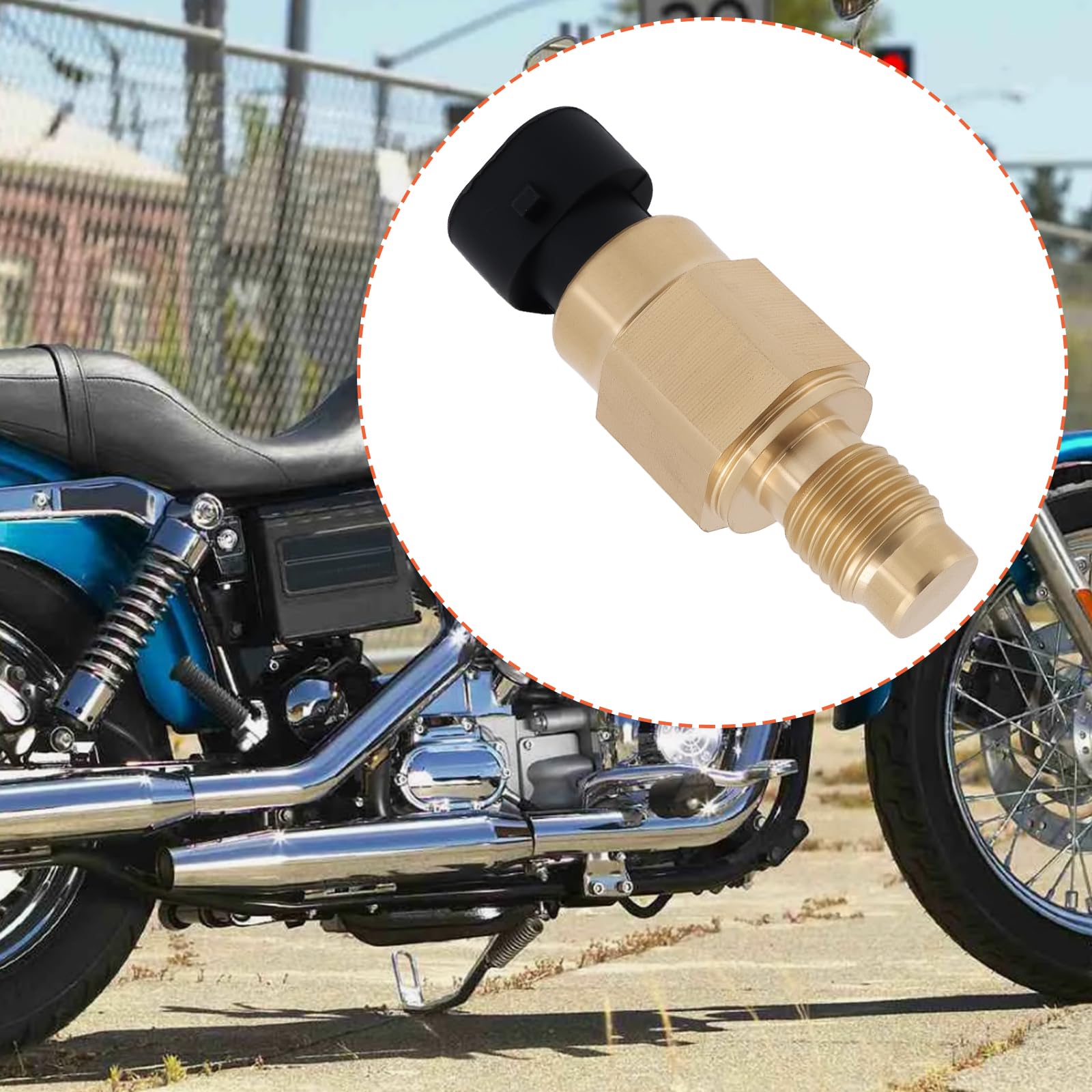 Ricambio sensore temperatura a 2 pin 32446-99 3244699 compatibile con Harley-Davidson Big Twin 1999-2017