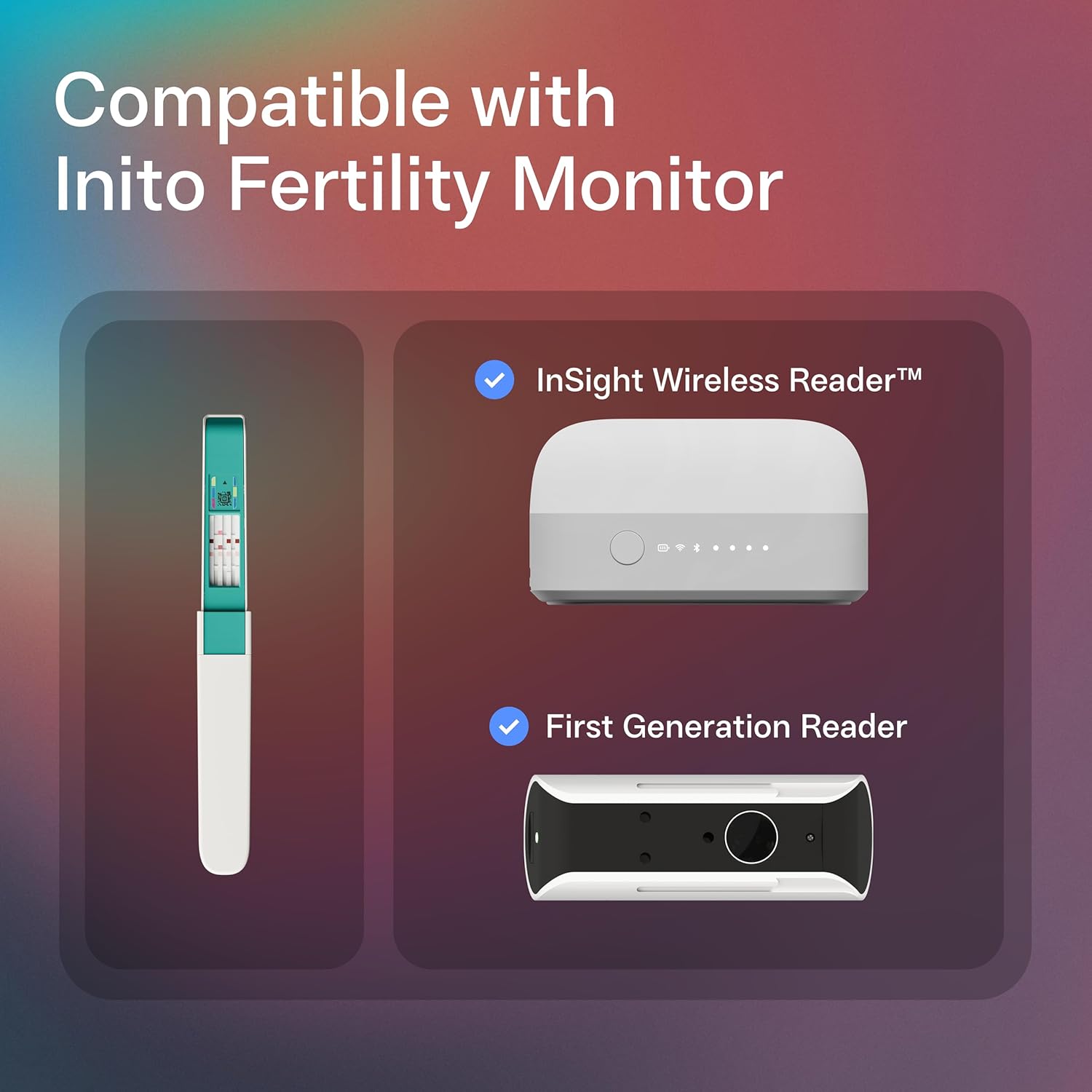 Inito Fertility Test Strips | Pack of 30 | Compatible with Inito Fertility Monitor | Compatible with Both iOS and Android