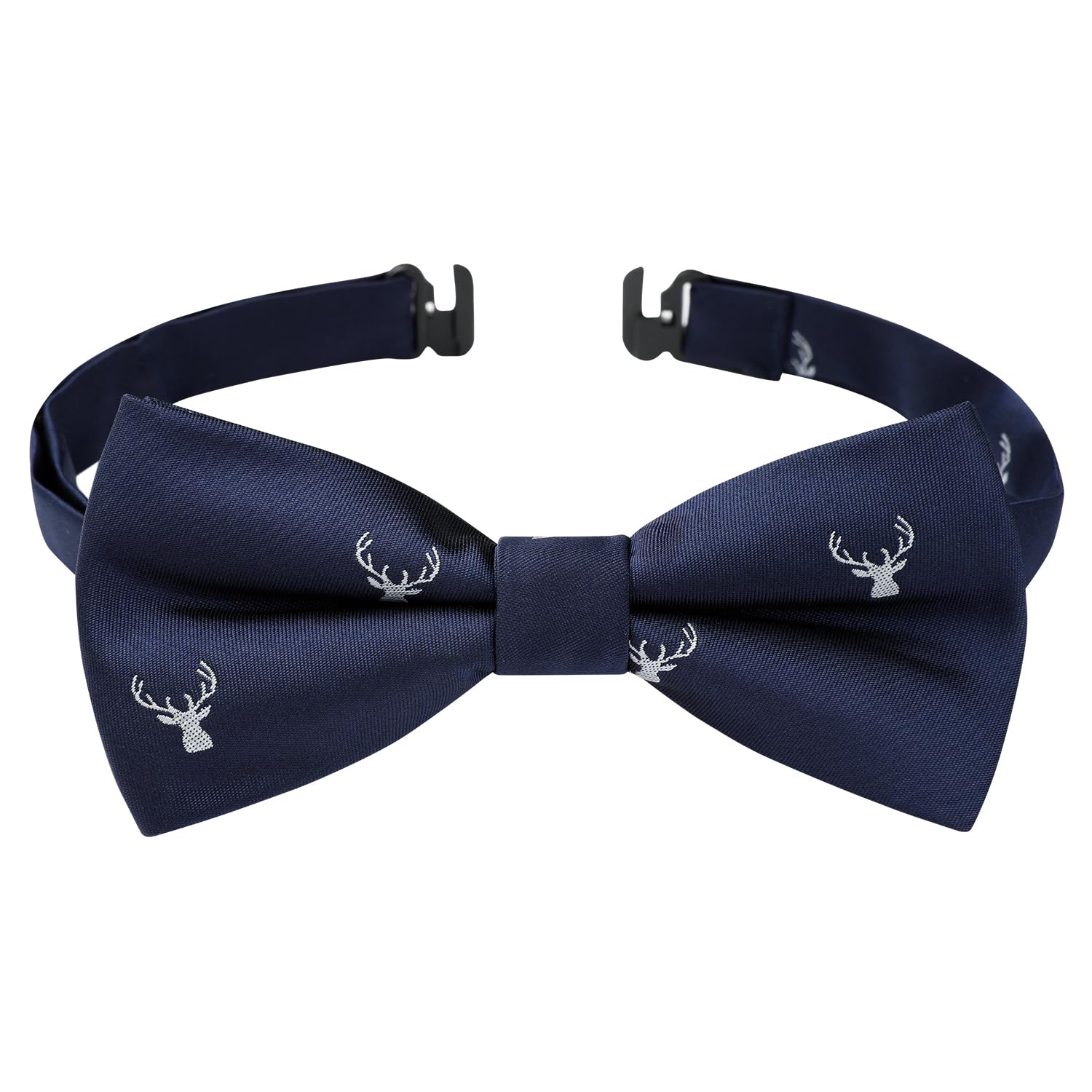 HISDERN Bow Ties for Boys Pre Tied Toddler Bow Tie Adjustable Kids Bowties Clip On Fun Patterned Bowties for Wedding Party
