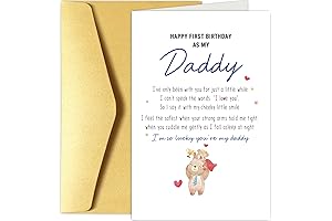 Sentimental New Dad Birthday Card from Baby Bear